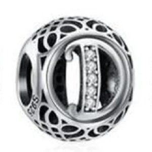 Pandora Initial Alphabet Character Letter D Charm